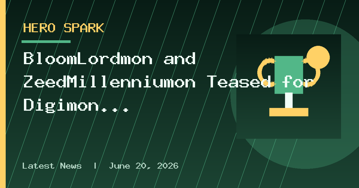 BloomLordmon and ZeedMillenniumon Teased for Digimon Story Time Stranger DLC