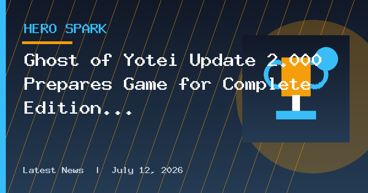Ghost of Yotei Update 2.000 Prepares Game for Complete Edition