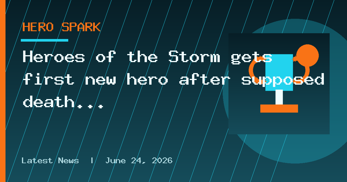 Heroes of the Storm gets first new hero after supposed death and 6 year