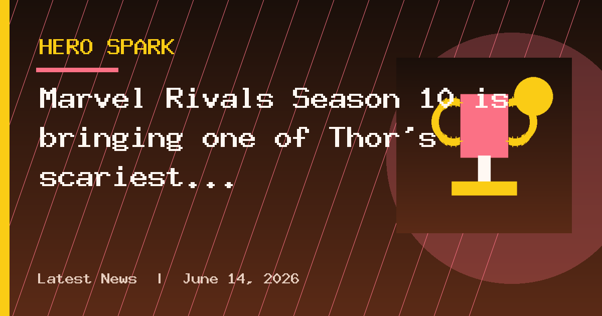 Marvel Rivals Season 10 is bringing one of Thor's scariest villains to the hero