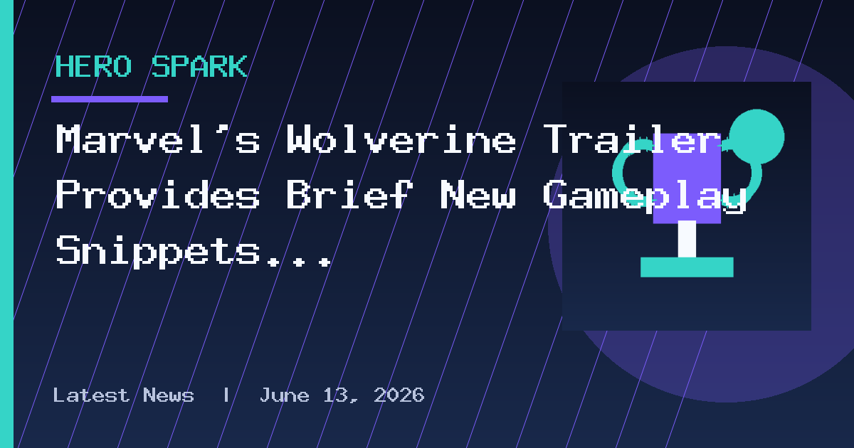 Marvel’s Wolverine Trailer Provides Brief New Gameplay Snippets Ahead of Launch