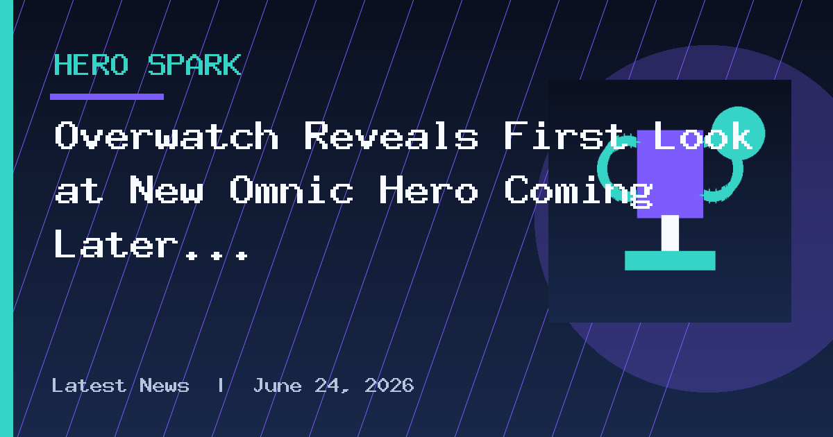 Overwatch Reveals First Look at New Omnic Hero Coming Later This Year