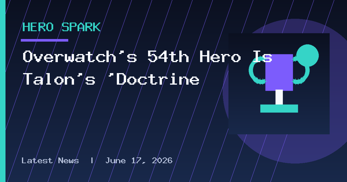Overwatch's 54th Hero Is Talon's 'Doctrine